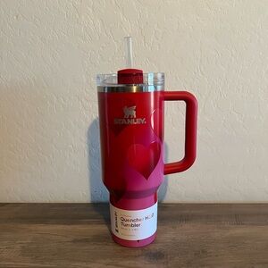 Stanley Red Rouge Heart Gradient Tumbler 40oz Valentine’s Day Drop 2025